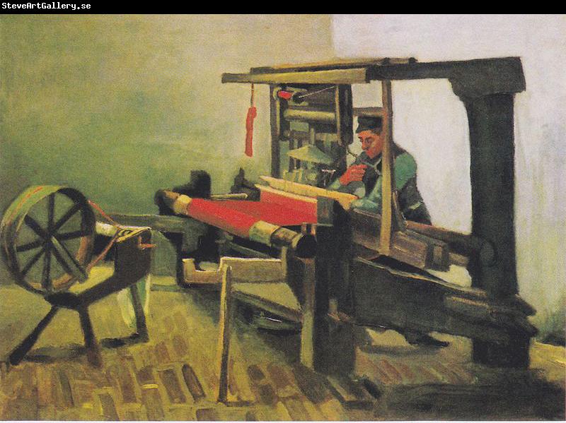 Vincent Van Gogh Weaver at the loom, with reel